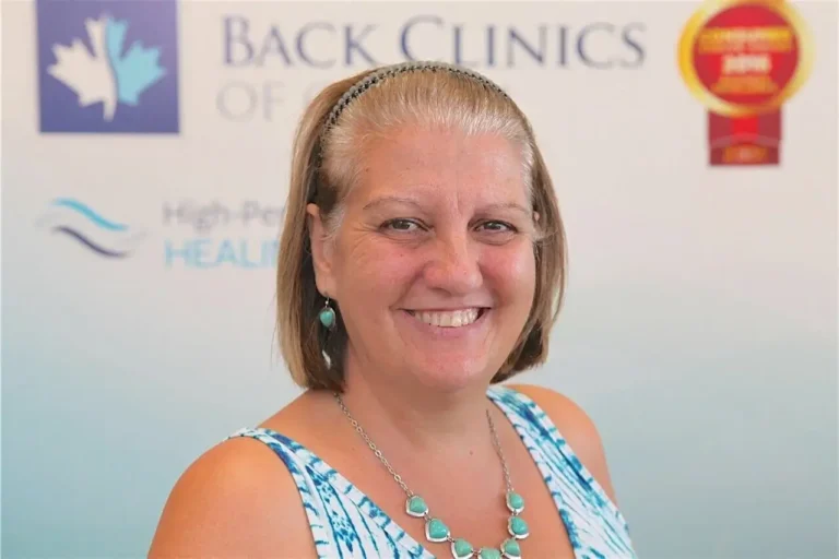 Rocchina M., Back Clinics of Canada patient