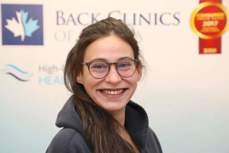 Kaili M., Back Clinics of Canada patient