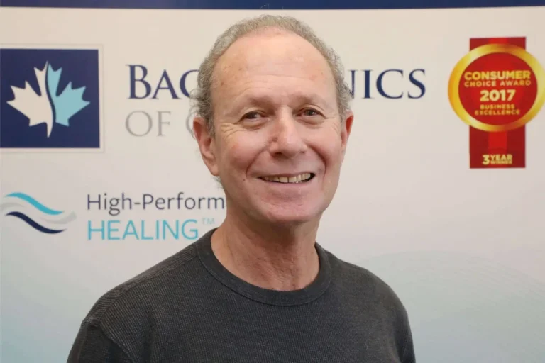 Bud K., Back Clinics of Canada patient