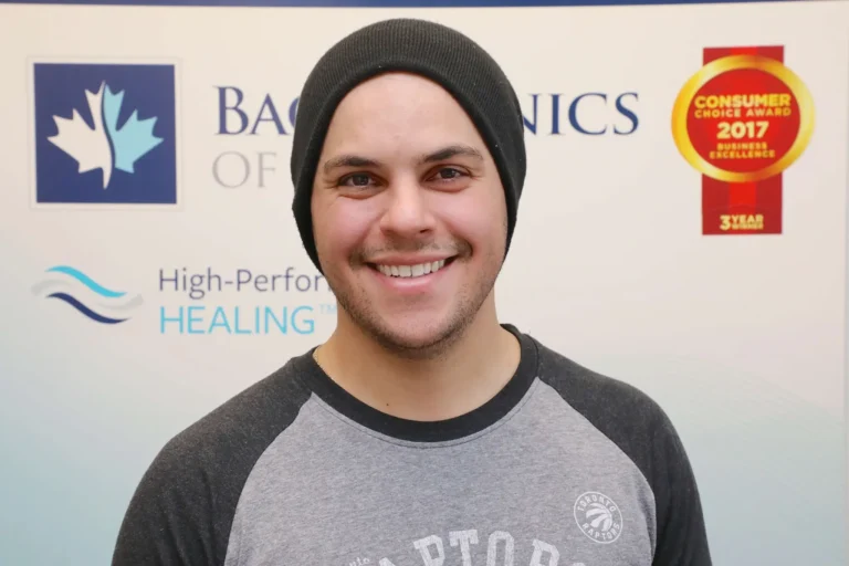 Jesse M., Back Clinics of Canada patient