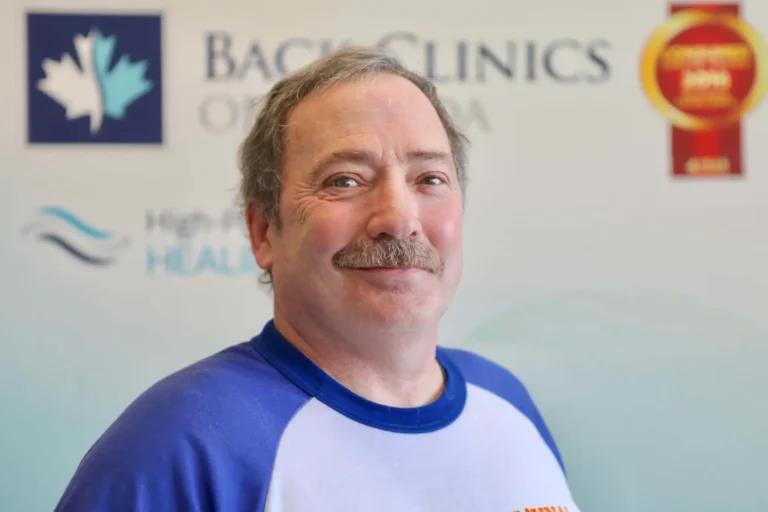 Leroy T., Back Clinics of Canada patient