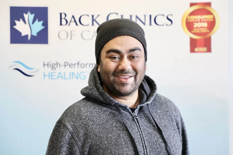 Jeremy R., Back Clinics of Canada patient