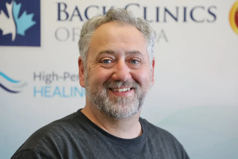 Chris P., Back Clinics of Canada patient