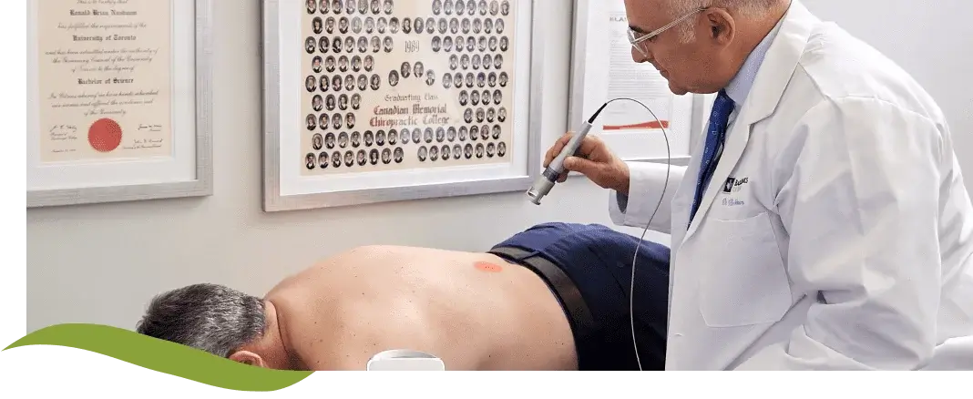 Laser Doctor and patient