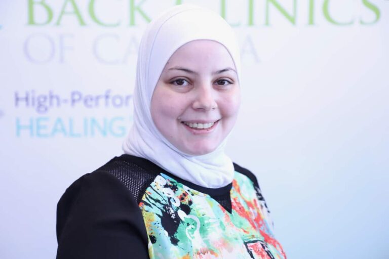 Alla B., Back Clinics of Canada patient