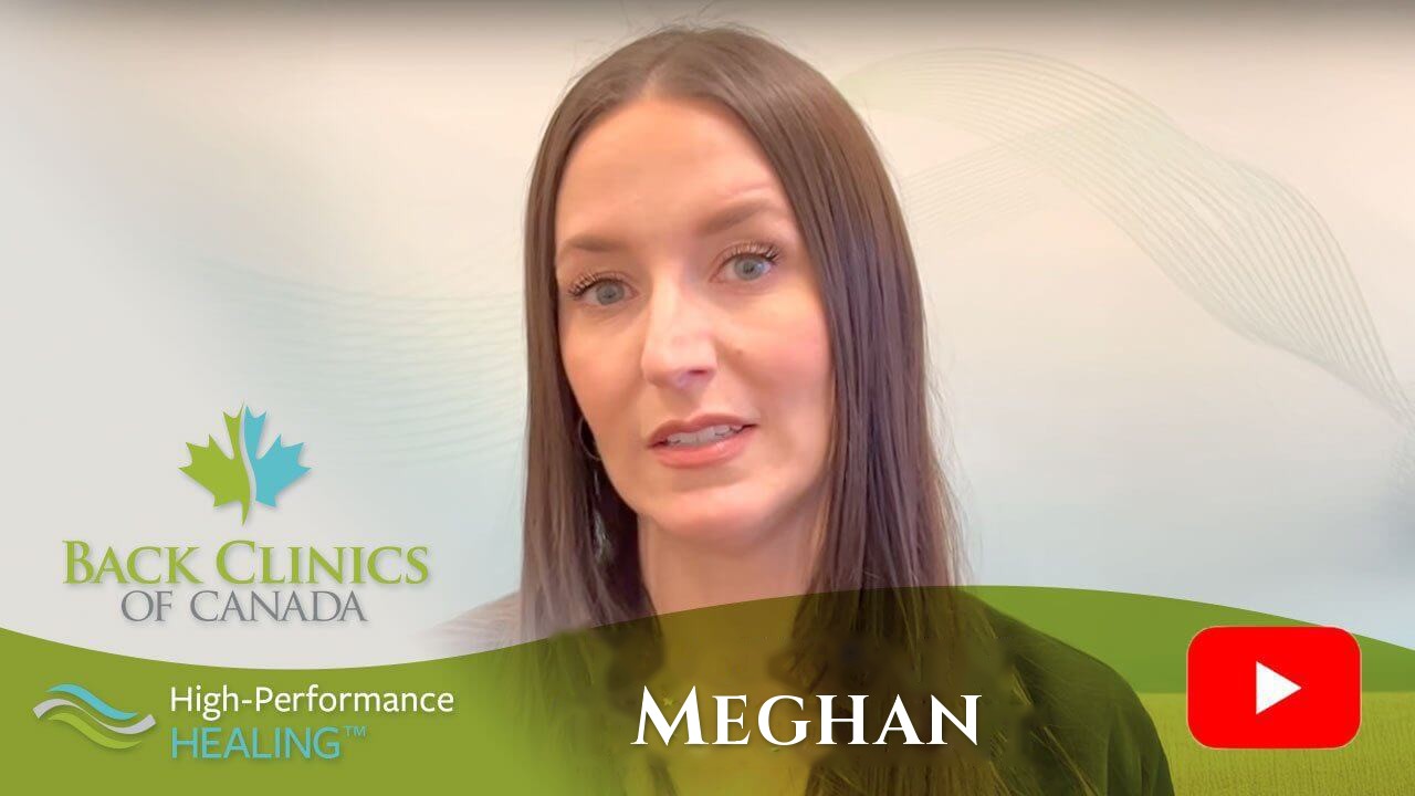 Meghan shares her experience with a herniated disc