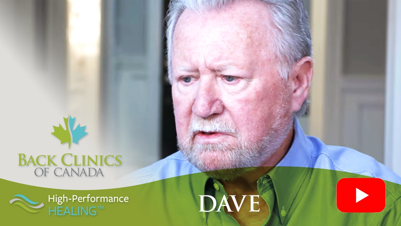 Dave shares his Back Clinics of Canada experience