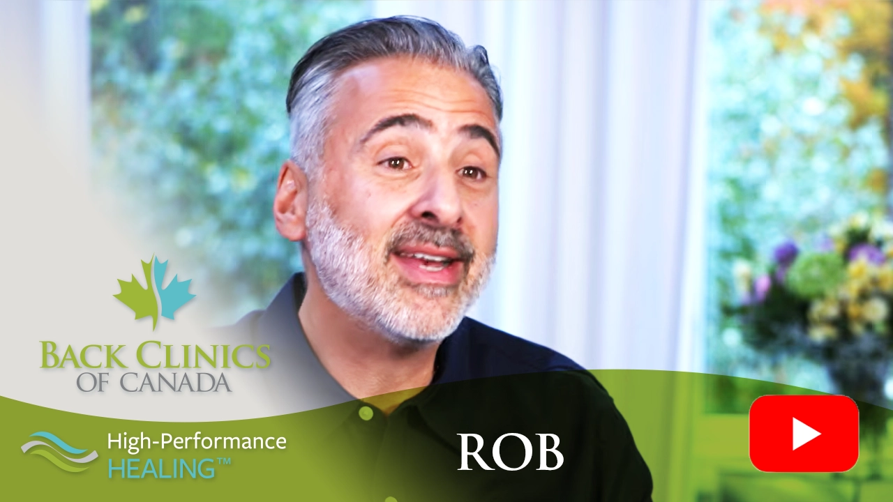 Rob shares his experience with a herniated disc